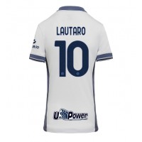 Camisa de time de futebol Inter Milan Lautaro Martinez #10 Replicas 2º Equipamento Feminina 2024-25 Manga Curta